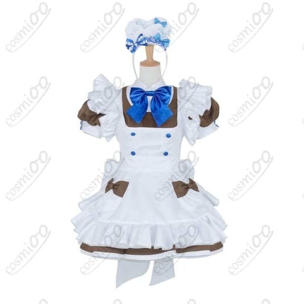 メイドカフェ メイド コスプレ衣装｜高再現・快適 フリルエプロン付きフルセット