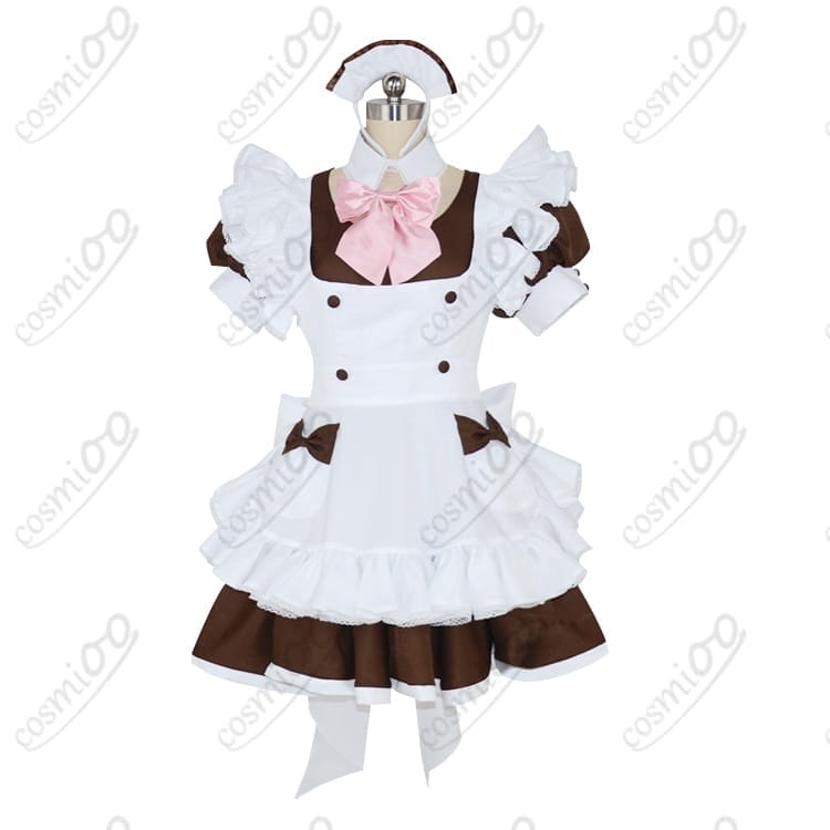 メイドカフェ メイド コスプレ衣装｜高再現・快適 フリルエプロン付きフルセット - 3枚目の画像