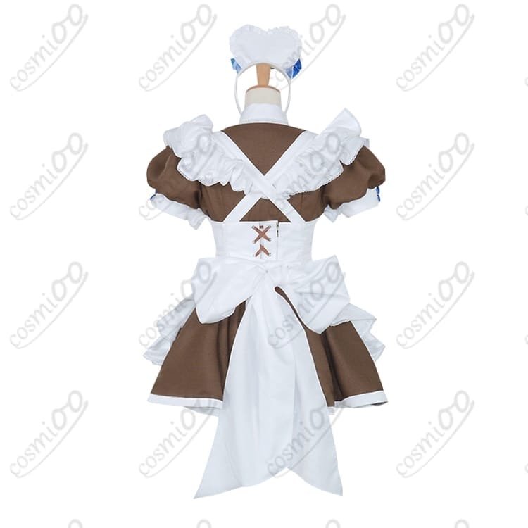 メイドカフェ メイド コスプレ衣装｜高再現・快適 フリルエプロン付きフルセット - 2枚目の画像