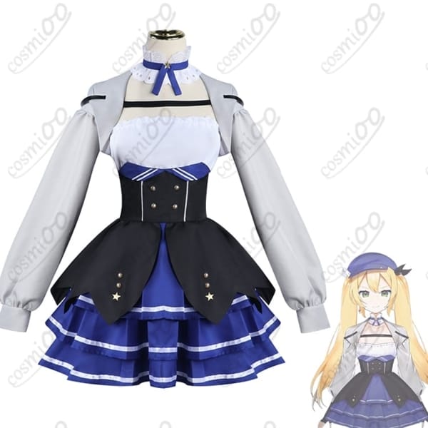 ドキバード コスプレ衣装 高再現 初期衣装フルセット 透けストラップ付き