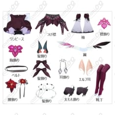 ホロライブEN IRyS 2022冬衣装コスプレ 高再現・快適な着心地 - 4枚目の画像（サムネイル）