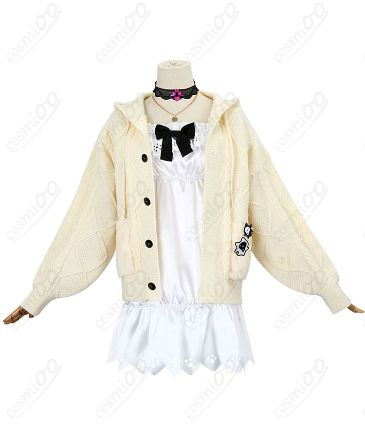 アイリス（IRyS）のホロライブ私服コスプレ衣装の正面ビュー。高再現度のデザイン。