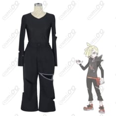 ポケモンSM グラジオ コスプレ衣装 黒パーカー戦闘服 高品質フルセット - 3枚目の画像（サムネイル）