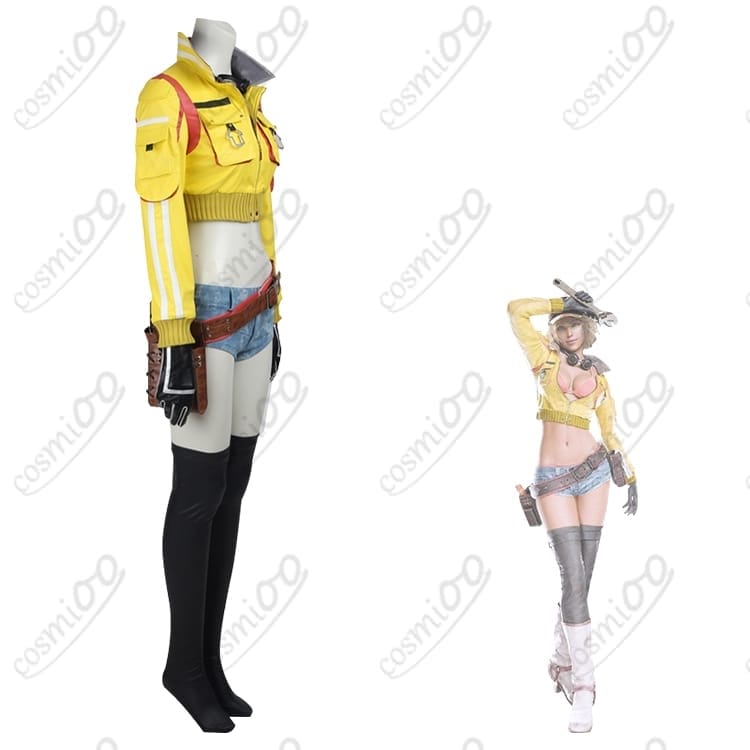 FF15 シドニー・オールム コスプレ衣装 高品質 セクシーなワークウェア再現 - 3枚目の画像