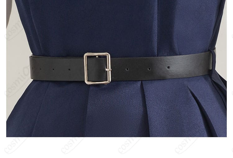 しぐれうい ロスプレ衣装の腰ベルトの装飾ディテール。高級感のあるデザインで、着心地も快適です。