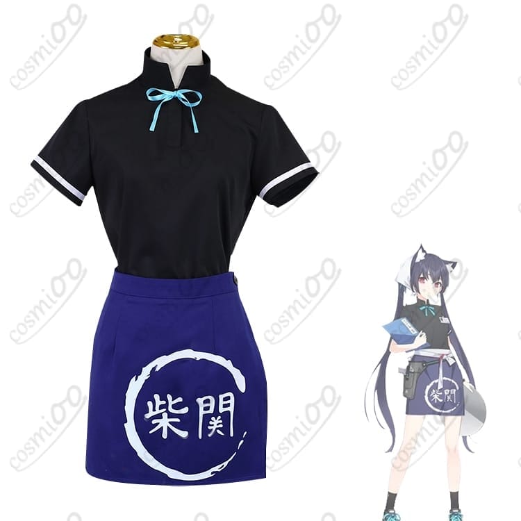 ブルーアーカイブ黒見セリカバイト制服コスプレ衣装高再現・通気性◎・フルセット - 3枚目の画像
