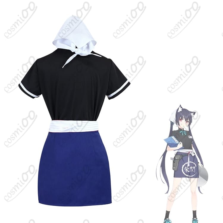 ブルーアーカイブ黒見セリカバイト制服コスプレ衣装高再現・通気性◎・フルセット - 2枚目の画像