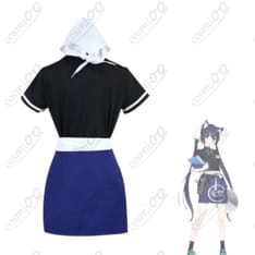 ブルーアーカイブ黒見セリカバイト制服コスプレ衣装高再現・通気性◎・フルセット - 2枚目の画像（サムネイル）