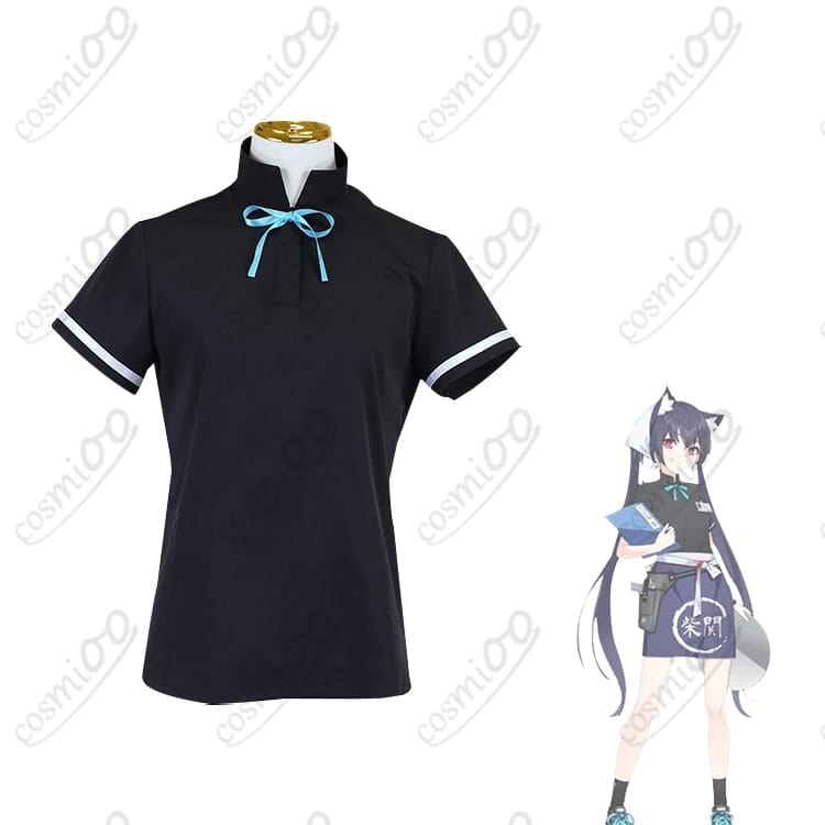 ブルーアーカイブ黒見セリカバイト制服コスプレ衣装高再現・通気性◎・フルセット - 5枚目の画像
