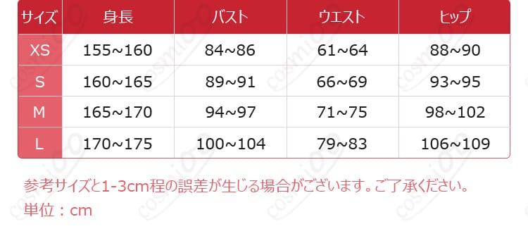 サイズと寸法対応の展示画像