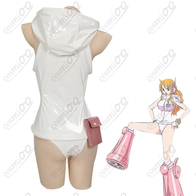 ワンピース「ナミ」コスプレ衣装 エッグヘッド編 快活×聡明を纏う高再現セット - 3枚目の画像