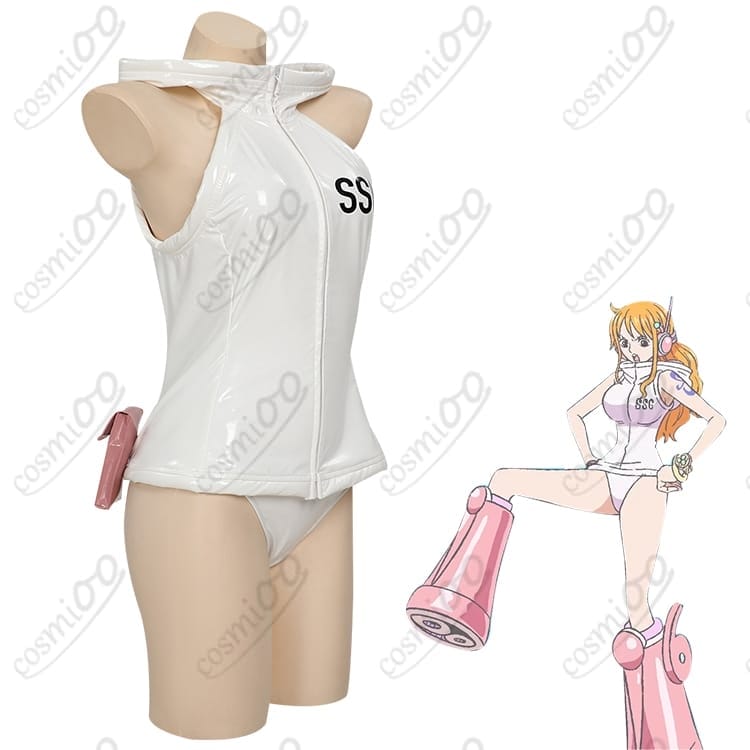 ワンピース「ナミ」コスプレ衣装 エッグヘッド編 快活×聡明を纏う高再現セット - 2枚目の画像