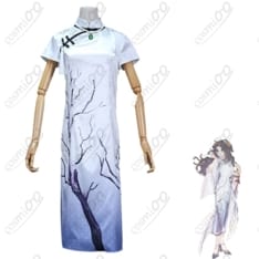 第五人格 心理学者（エダ）西湖コラボ衣装 高再現・上品な湖水色の蓮モチーフ - 5枚目の画像（サムネイル）