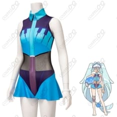 ポケモン×初音ミク アシレーヌ衣装 高再現 フルセット 清楚で優雅な歌姫デザイン - 2枚目の画像（サムネイル）