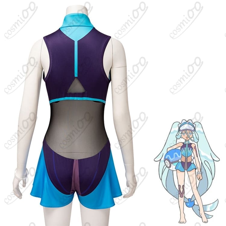 ポケモン×初音ミク アシレーヌ衣装 高再現 フルセット 清楚で優雅な歌姫デザイン - 3枚目の画像