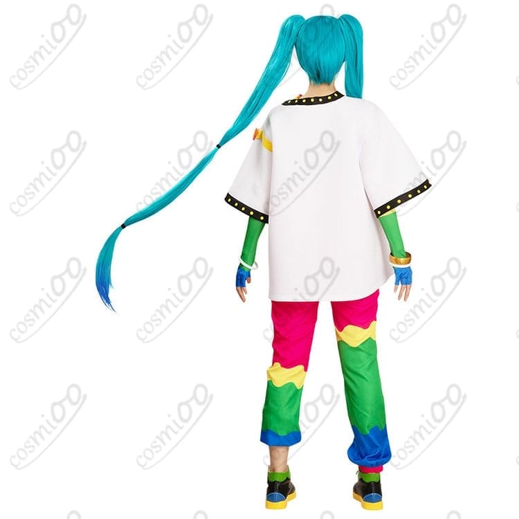 ポケモン×初音ミク ペラップ衣装 高品質 ポップで元気な音符モチーフ - 5枚目の画像