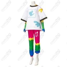 ポケモン×初音ミク ペラップ衣装 高品質 ポップで元気な音符モチーフ - 2枚目の画像（サムネイル）