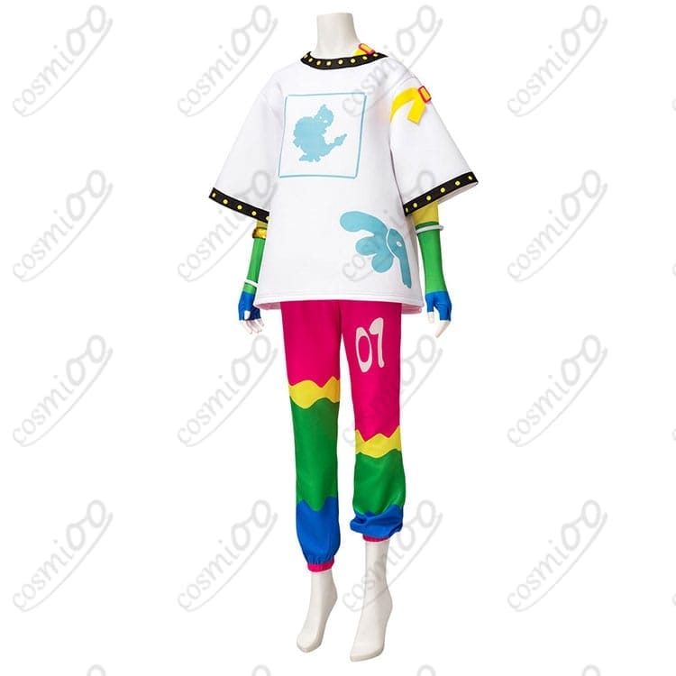 ポケモン×初音ミク ペラップ衣装 高品質 ポップで元気な音符モチーフ - 2枚目の画像