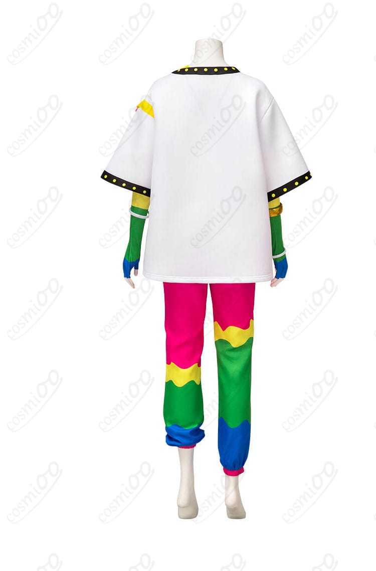 ポケモン×初音ミク ペラップ コスプレ衣装の背面画像。背面のデザインと縫製が鮮明にわかります。