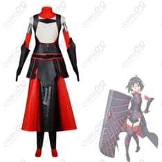 防振り『メイプル』コスプレ衣装 黒鎧と大盾を高再現 高品質フルセット - 4枚目の画像（サムネイル）