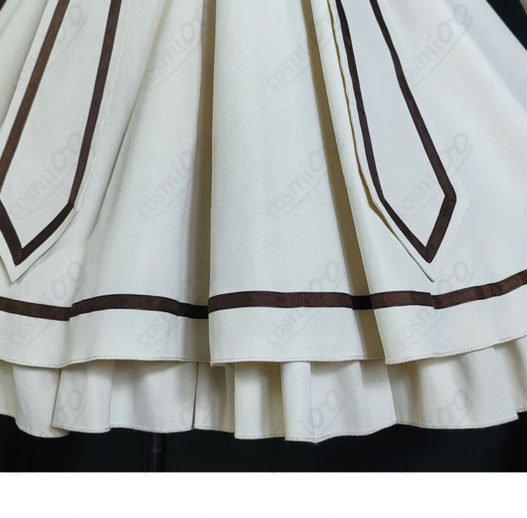 カードキャプターさくら 木之本桜 コスプレ衣装 スカート装飾詳細