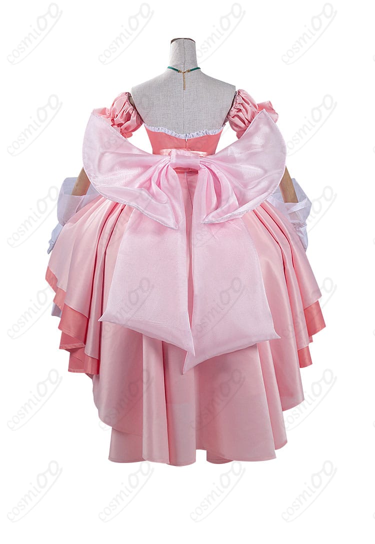 かみちゃまかりん 花園花鈴 コスプレ衣装 背面画像 かっこいい背部蝶結びとディテール