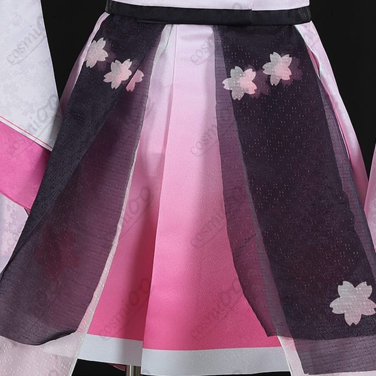 陰陽師×初音ミク『桜ミク』コスプレ衣装 和風幻想の春色デザイン 高再現 - 4枚目の画像