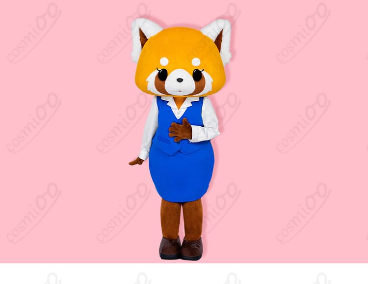アグレッシブ烈子のキャラクター、烈子（レッサーパンダ）のイラスト。可愛らしいデザインが特徴。
