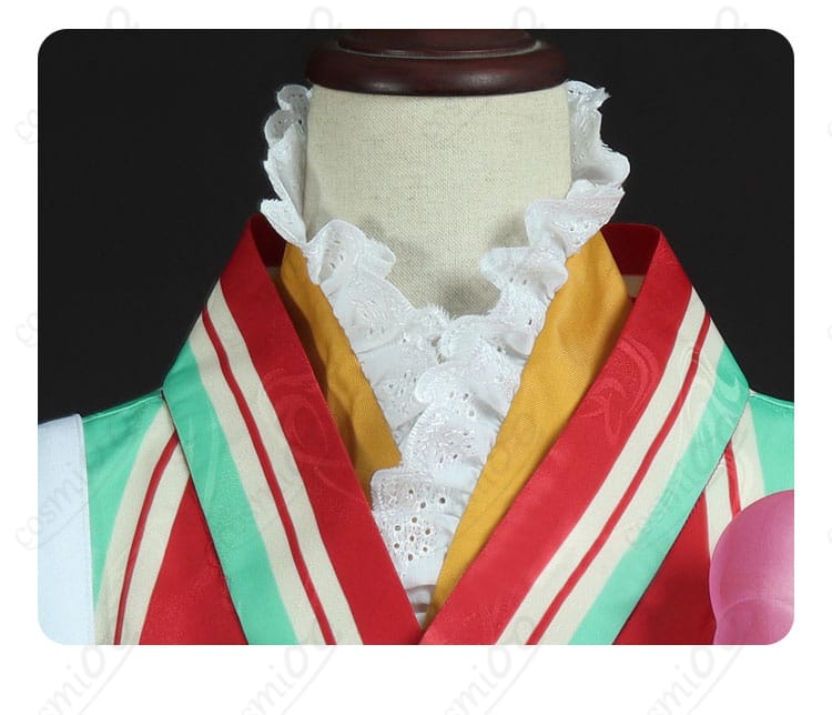 あんさんぶるスターズ！！ 姫宮桃李 コスプレ衣装 服装領口装飾、繊細な刺繍が施された美しいネックライン