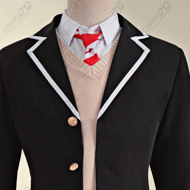 中二病でも恋がしたい！富樫勇太 コスプレ衣装 男子ブレザー冬服 高再現フルセット - 2枚目の画像