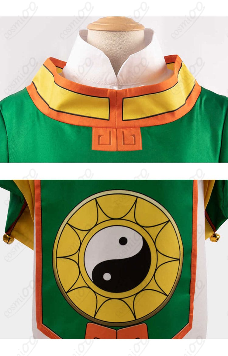 カードキャプターさくら「李小狼」緑の戦闘服コスプレ｜高再現・動きやすい-5