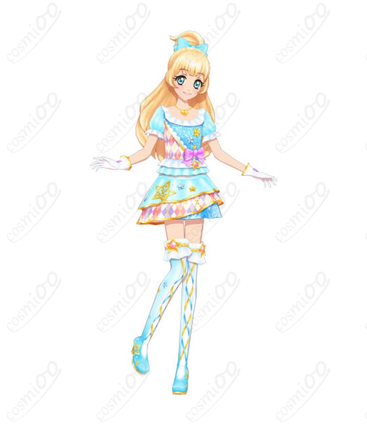 アイカツスターズ！白鳥ひめのコスプレ衣装。キャラクターの衣装を忠実に再現したデザインです。