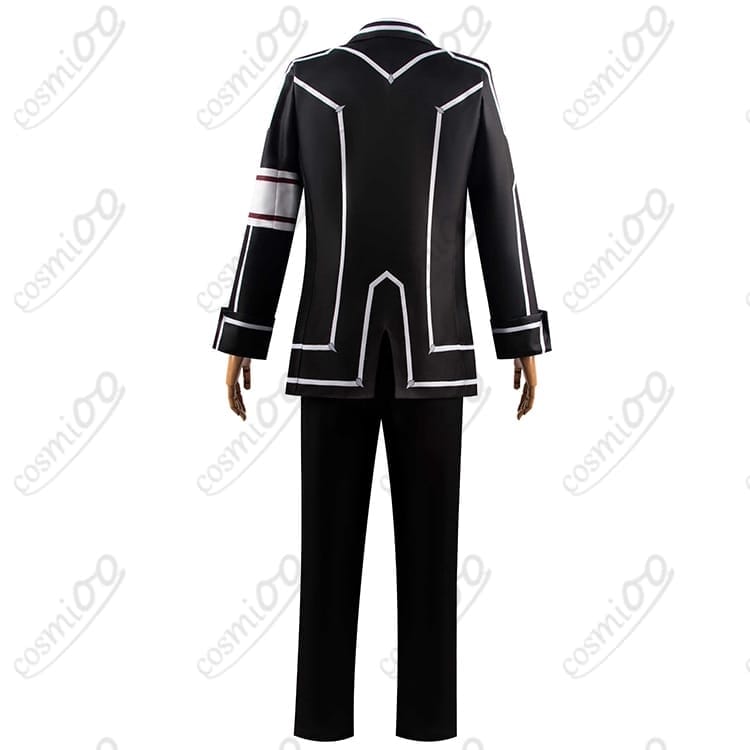 ヴァンパイア騎士 錐生零 コスプレ衣装｜黒主学園・男子黒制服3点セット 高再現 - 2枚目の画像