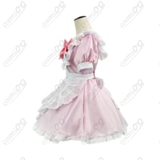 マギレコ 鹿目まどか メイド服コスプレ｜セガコラボカフェ風 高品質フルセット - 2枚目の画像（サムネイル）