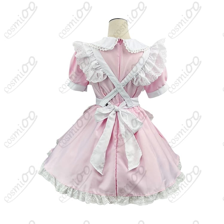 マギレコ 鹿目まどか メイド服コスプレ｜セガコラボカフェ風 高品質フルセット - 3枚目の画像