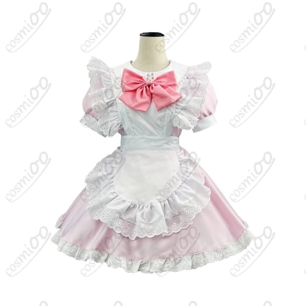 マギレコ 鹿目まどか メイド服コスプレ｜セガコラボカフェ風 高品質フルセット