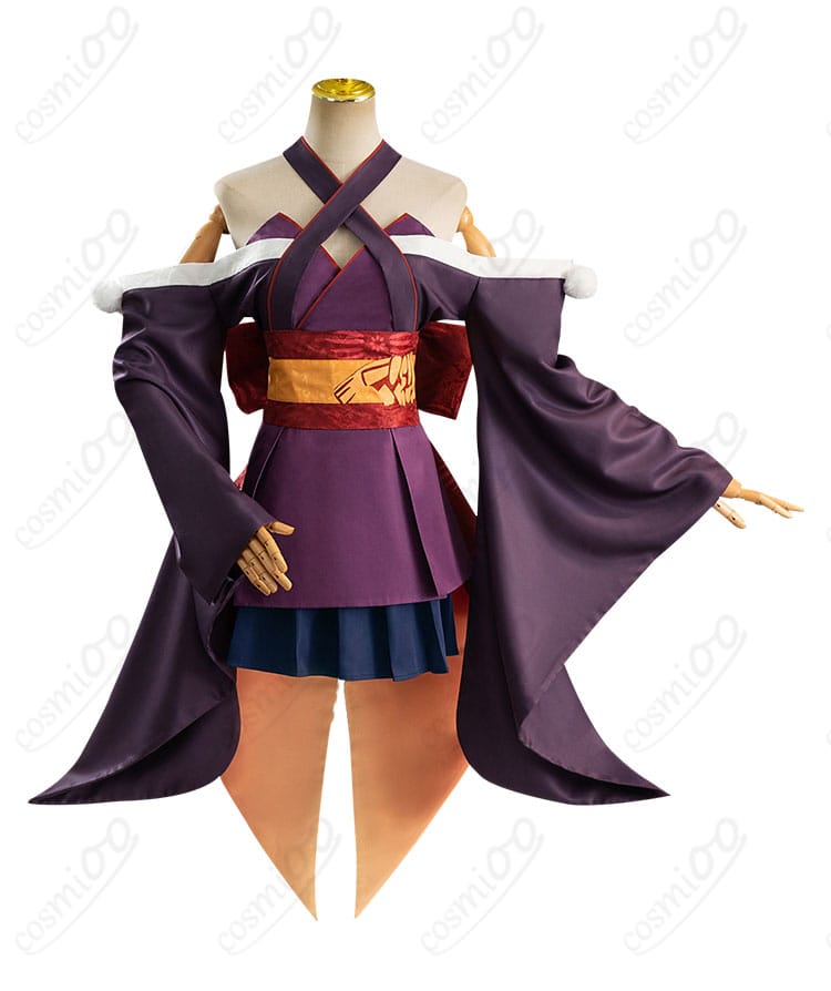 ムラサメ コスプレ衣装の正面画像。スカートとワンピースが美しく再現されています。