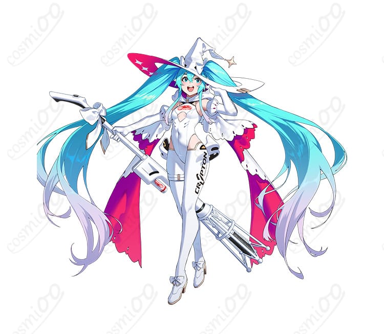 初音ミク レーシングミク 2024Ver. コスプレ衣装 キャラクターイメージ図