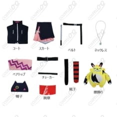 パルワールド『ゾーイ』コスプレ衣装 高再現 クールなストリート風デザイン - 4枚目の画像（サムネイル）