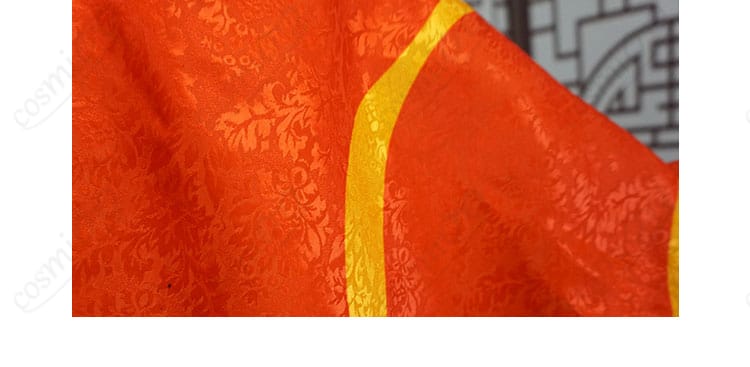 鯉夏花魁 コスプレ衣装の衣袖の装飾の詳細。細かい刺繍やレースが施された美しいデザイン。