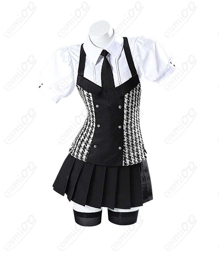 髏々宮カルタ 制服 コスプレ衣装 正面画像、ディテールが忠実に再現されています。