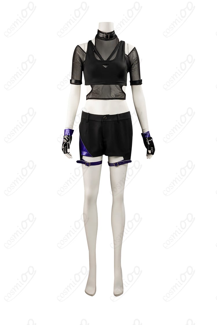 鉄拳8 麗奈（Reina）コスプレ衣装の内搭部分の前面画像。キャラクターのスタイルを忠実に再現。