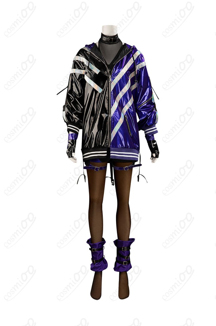 鉄拳8 麗奈（Reina）のコスプレ衣装の正面画像。キャラクターの特徴を忠実に再現しています。