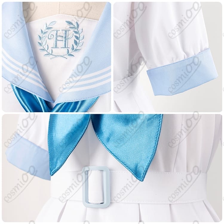 ホロライブ×ハニーワークス こぼ・かなえる 学園制服コスプレ 高品質・フルセット - 5枚目の画像