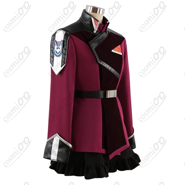 種フリ アグネス コスプレ衣装｜黒基調・凛とした隊服デザイン - 2枚目の画像