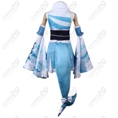 ホロライブ がうる・ぐら 正月衣装コスプレ 海×サメ意匠の和装・高再現 - 3枚目の画像（サムネイル）