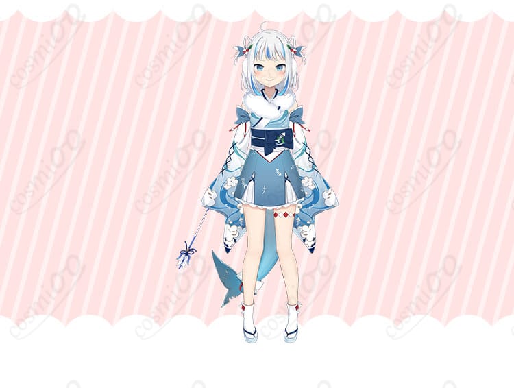 ホロライブ がうる・ぐら コスプレ衣装 キャラクター画像。正月衣装の魅力を引き出すデザイン。