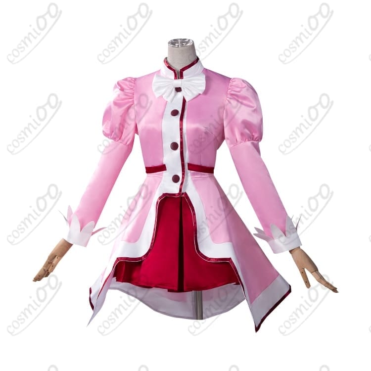 ふしぎ星の☆ふたご姫 ファイン コスプレ衣装｜赤系プリンセスドレス高再現 - 2枚目の画像