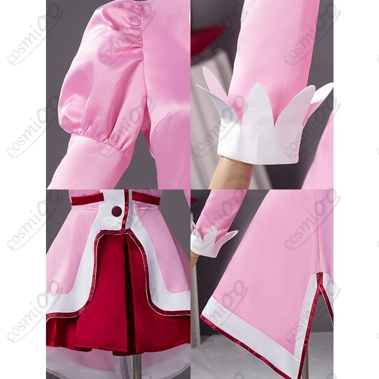 ふしぎ星の☆ふたご姫 ファイン コスプレ衣装｜赤系プリンセスドレス高再現 - 4枚目の画像