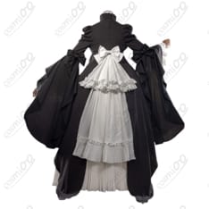 GOSICK ヴィクトリカ・ド・ブロワ コスプレ衣装 黒ゴスロリ高再現 - 4枚目の画像（サムネイル）